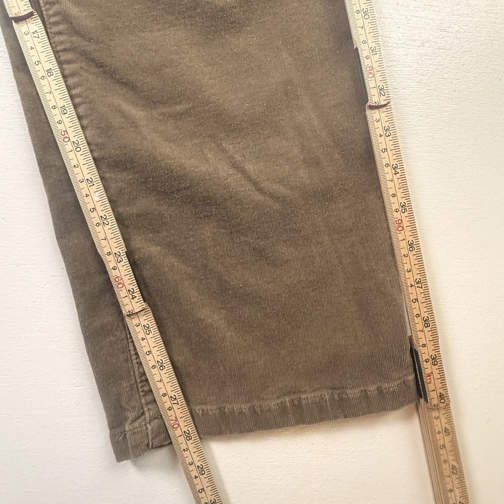 Croft & Barrow Woman's Plus Size 16 Short Brown Smooth Corduroy Pants Straight‎ - Picture 6 of 9
